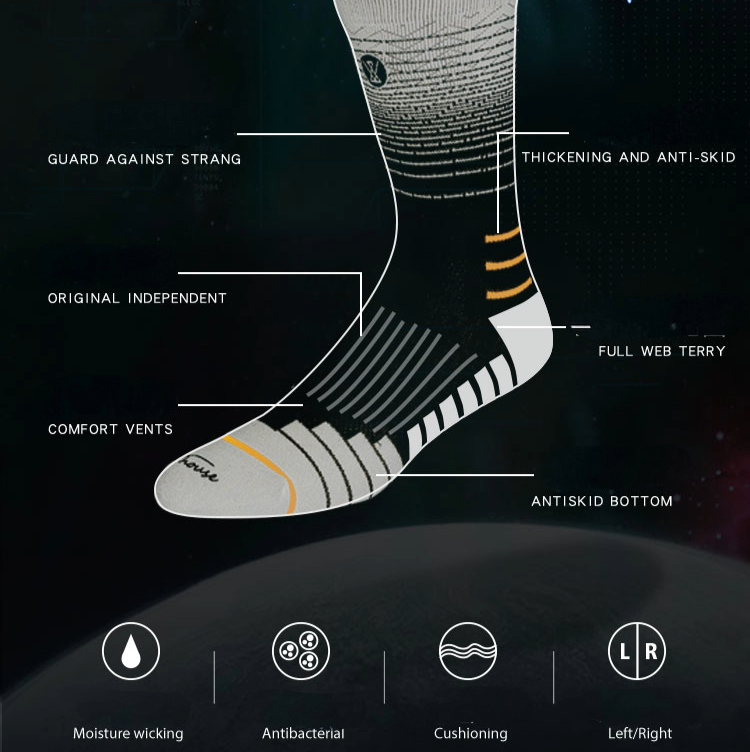 Men's Basketball Socks