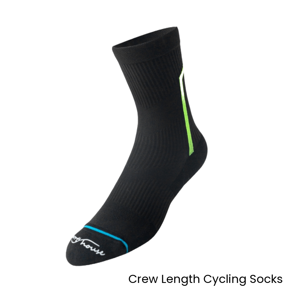 Crew Length Cycling Socks