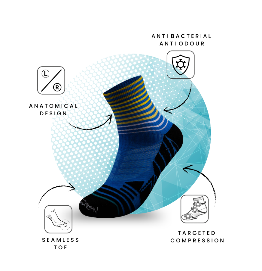 Sports house NZ crew cycling socks with breathability