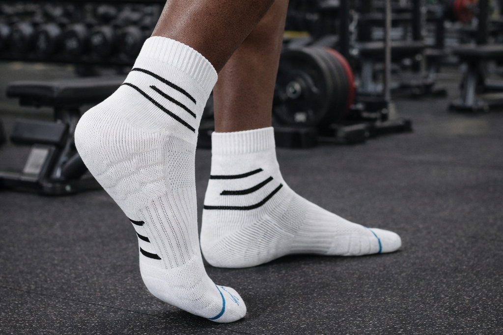 Sports house NZ gym socks for mens with extra padded grip