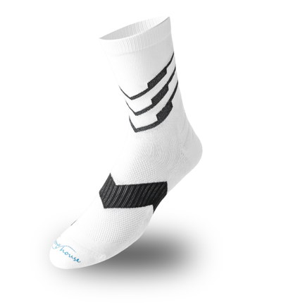 Sports house NZ men crew running socks with anti blister performance 