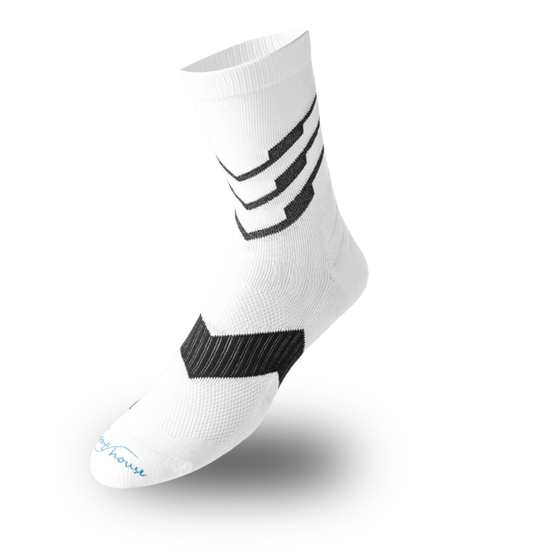 Sports house NZ men crew running socks with anti blister performance 