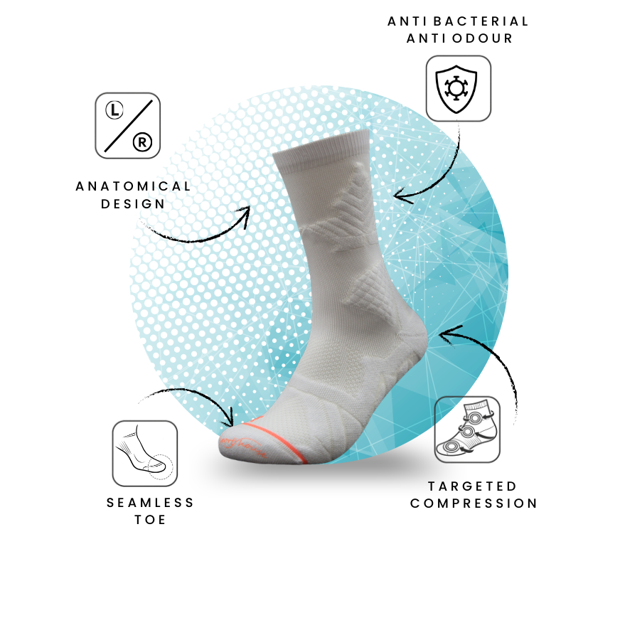 Sports house NZ netball performance socks shipping from Auckland