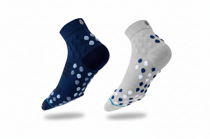 Anti-slip running socks designed for performance and stability