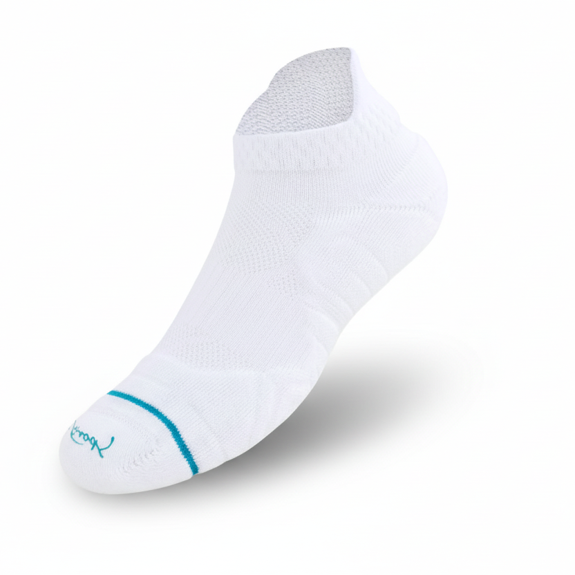 Breathable golf socks with mesh ventilation for airflow and moisture control