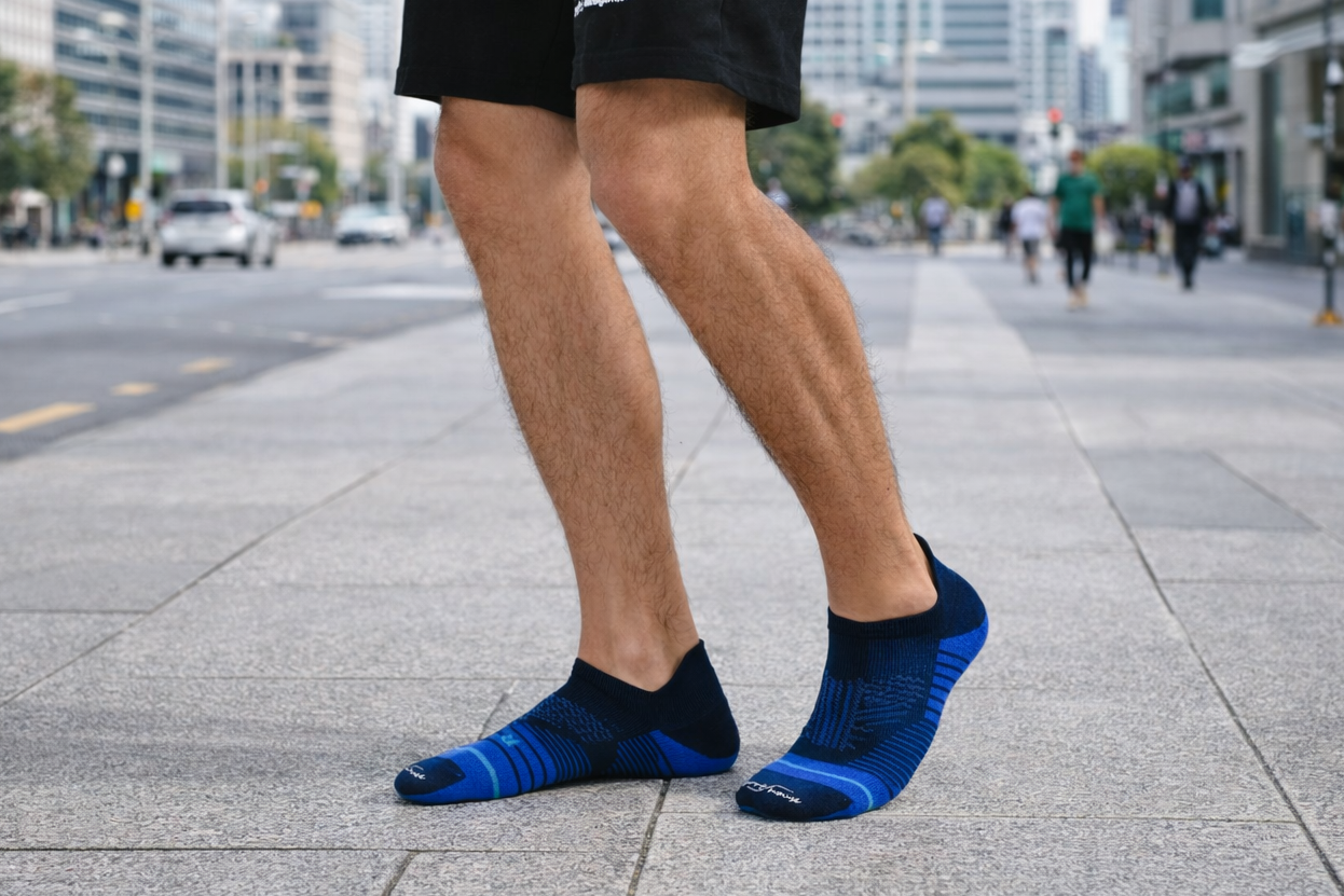 Sports house NZ men low cut running socks with breathability performance