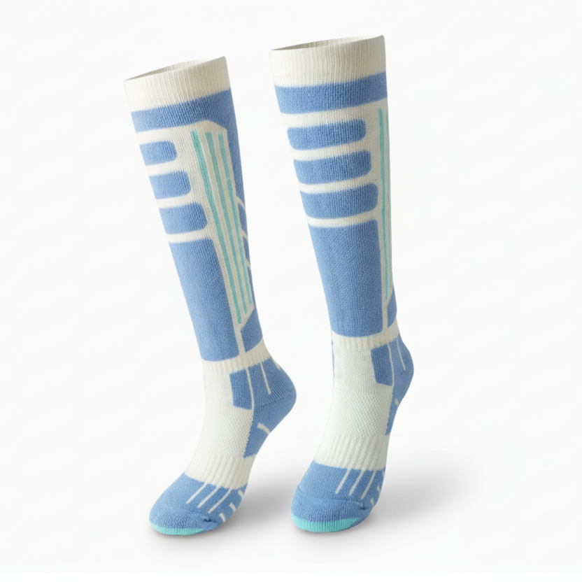 Women’s merino wool ski socks NZ designed for skiing and snowboarding with warm breathable performance fit