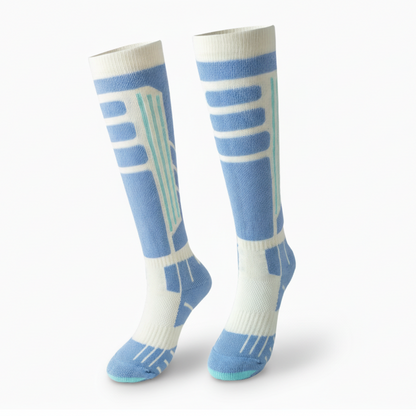 Women’s merino wool ski socks NZ designed for skiing and snowboarding with warm breathable performance fit