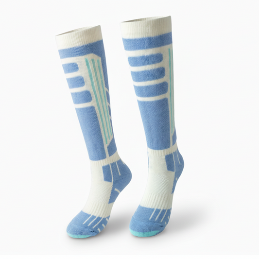 Women’s merino wool ski socks NZ designed for skiing and snowboarding with warm breathable performance fit